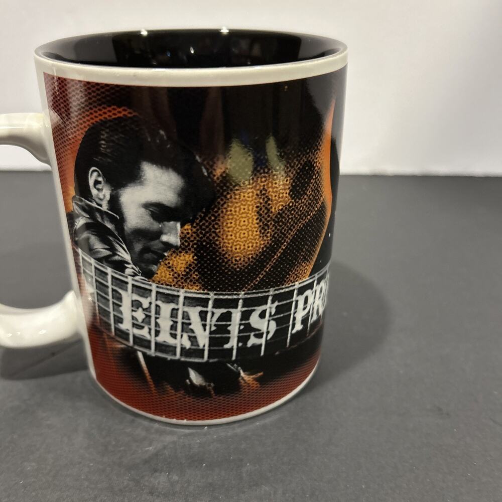 Elvis Presley Ceramic Coffee Cup Mug 2005 Official Merchandise 18 oz EUC